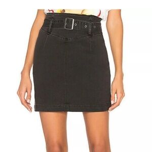 Free people denim skirt 90s look
